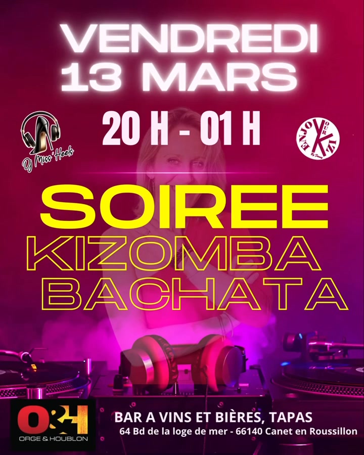 Soirée KIZOMBA - BACHATA - Orge et Houblon Canet