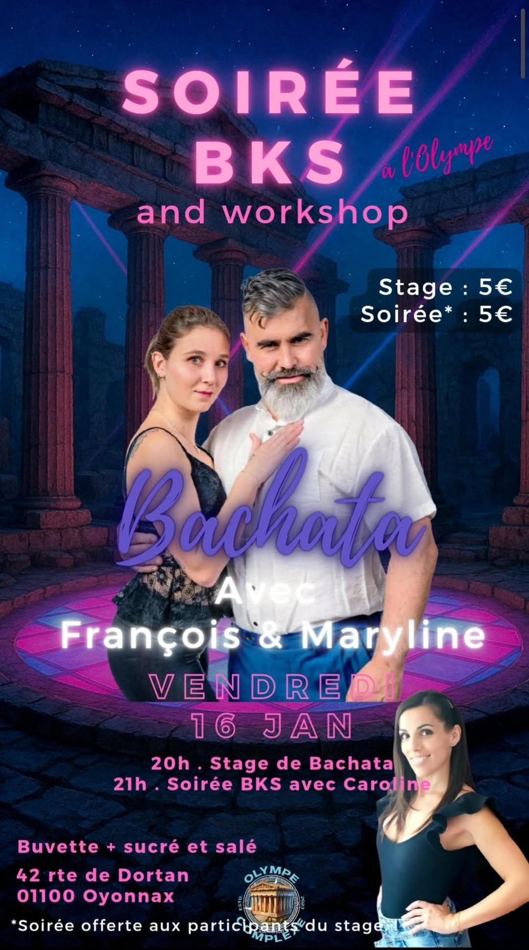 Stage et soirée BKS