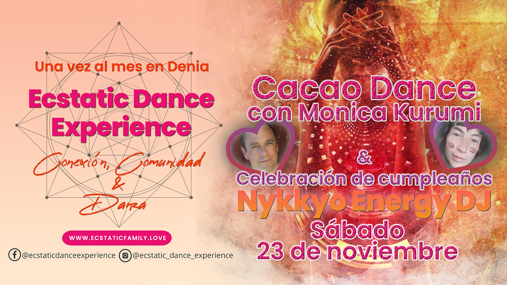 ✨💞ECSTATIC DANCE EXPERIENCE💞✨ CACAO ECSTATIC DANCE