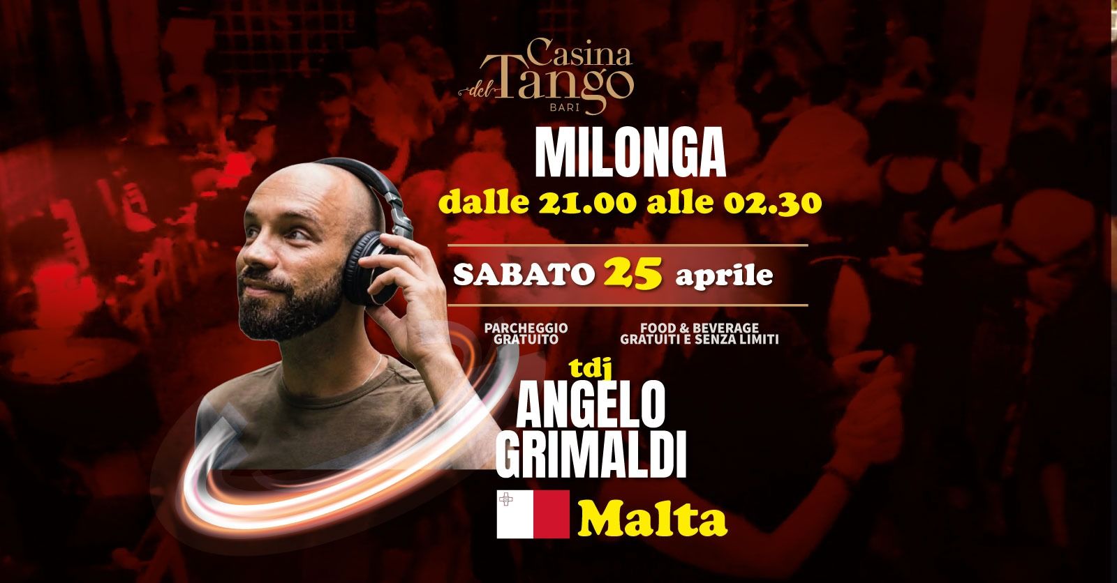 Milonga del 25 Aprile - Tdj Angelo Grimaldi 🇲🇹 (Malta)