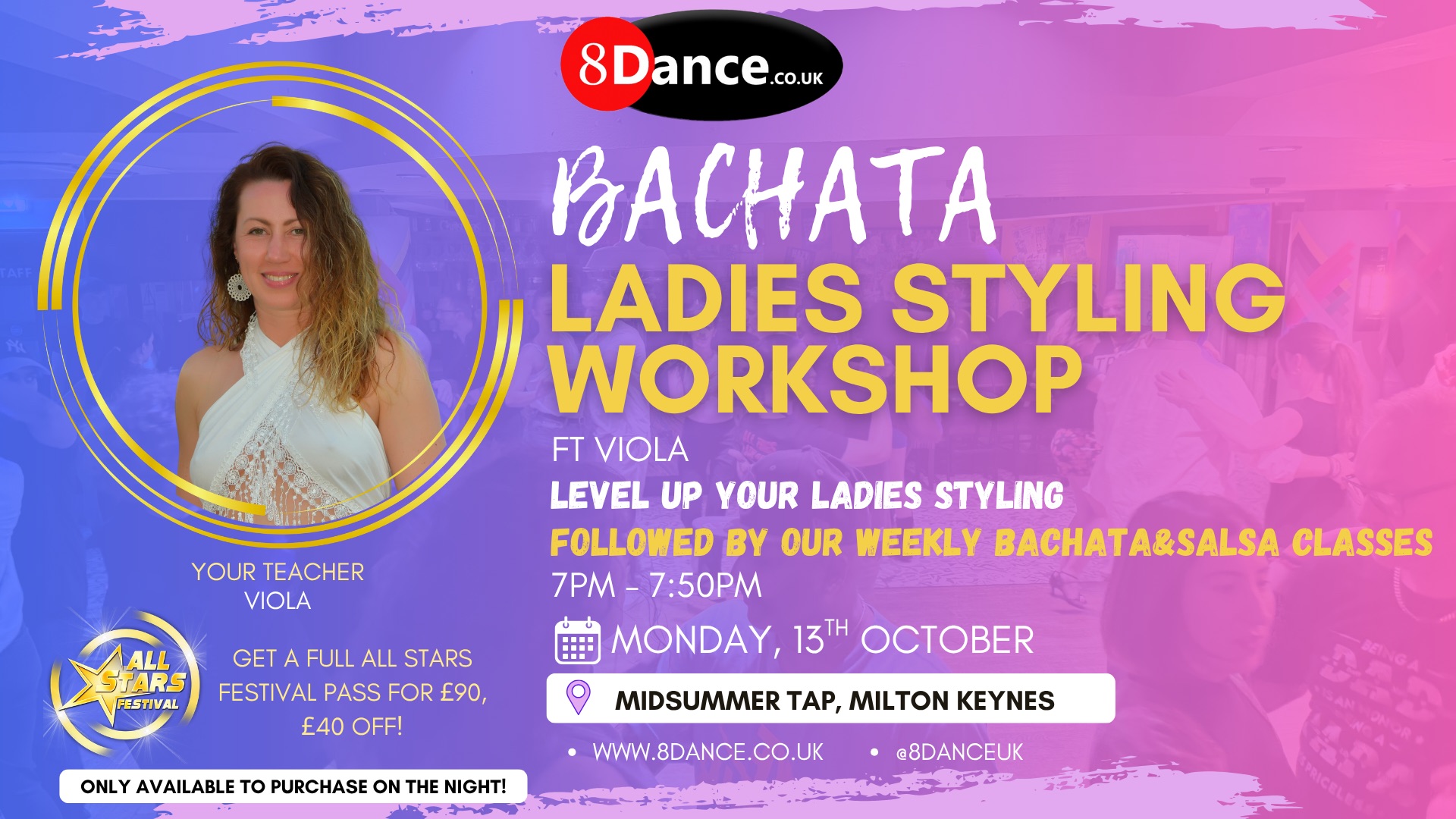 8Dance Special: Bachata Ladies Styling Class ft VIOLA