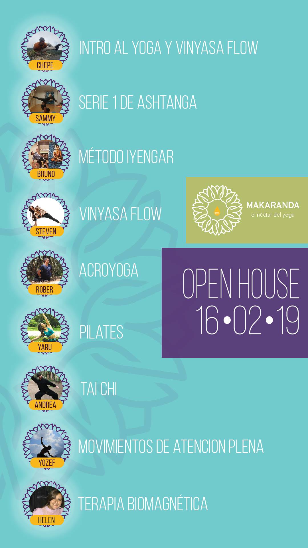 Open House: Yoga Pilates Tai Chi Yoga Aéreo Acroyoga