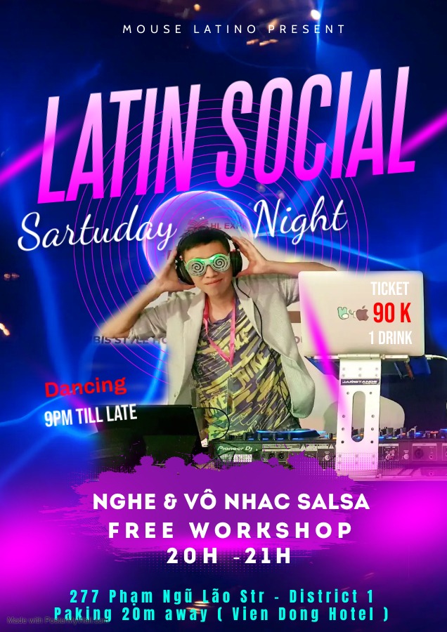 Saturday Latin Social Night Party