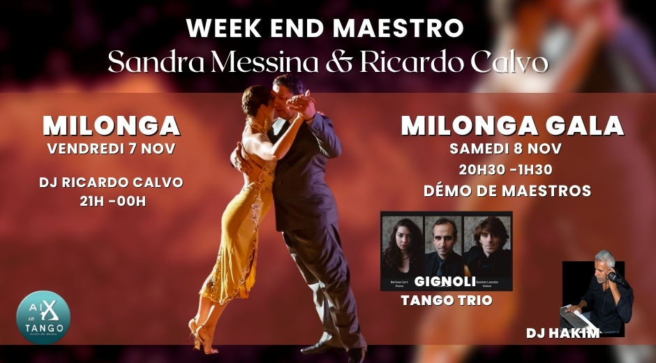 Sandra Messina et Ricardo Calvo @ Aix-en-tango!!