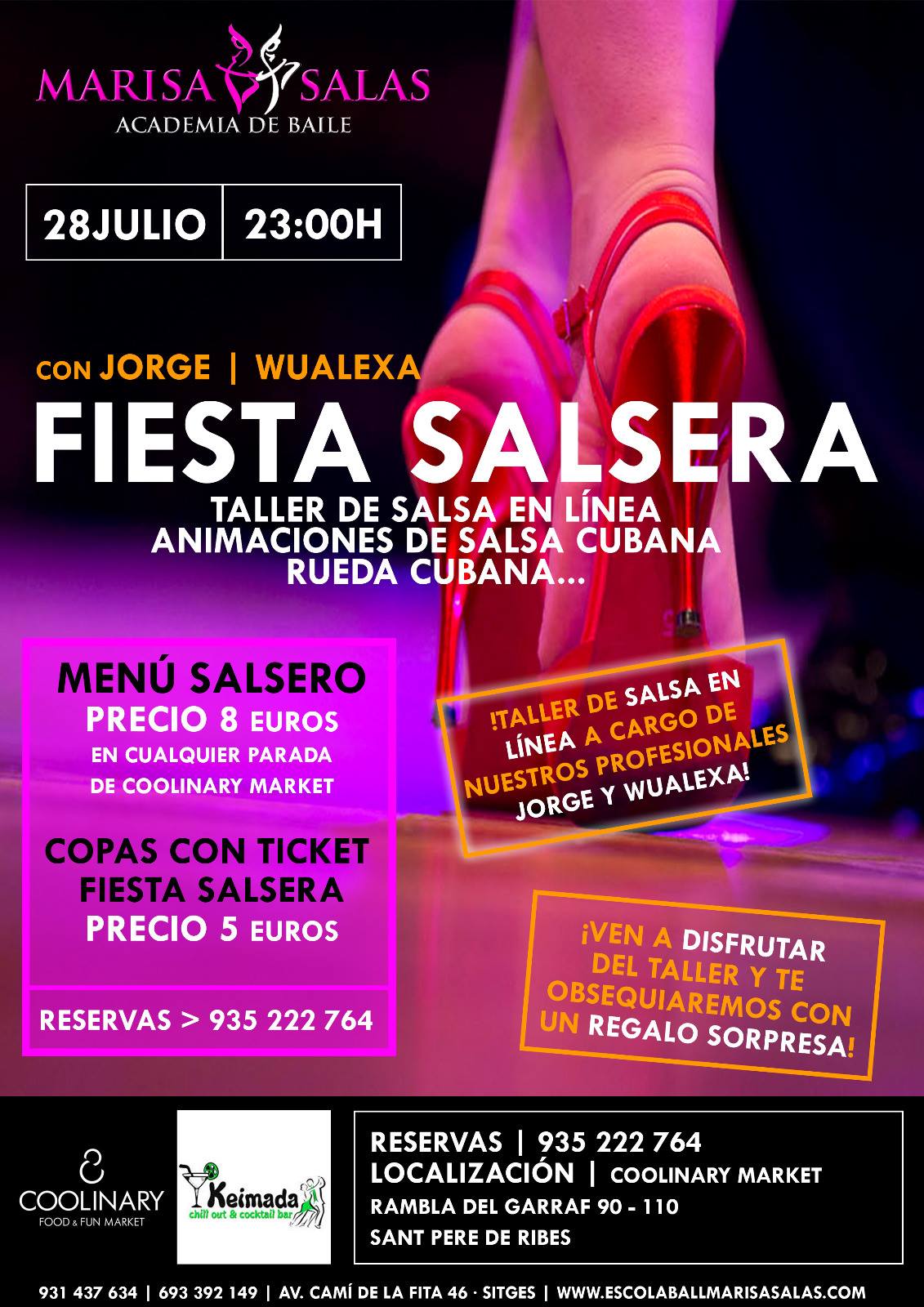 Fiesta Salsera Marisa Salas Escuela de Baile