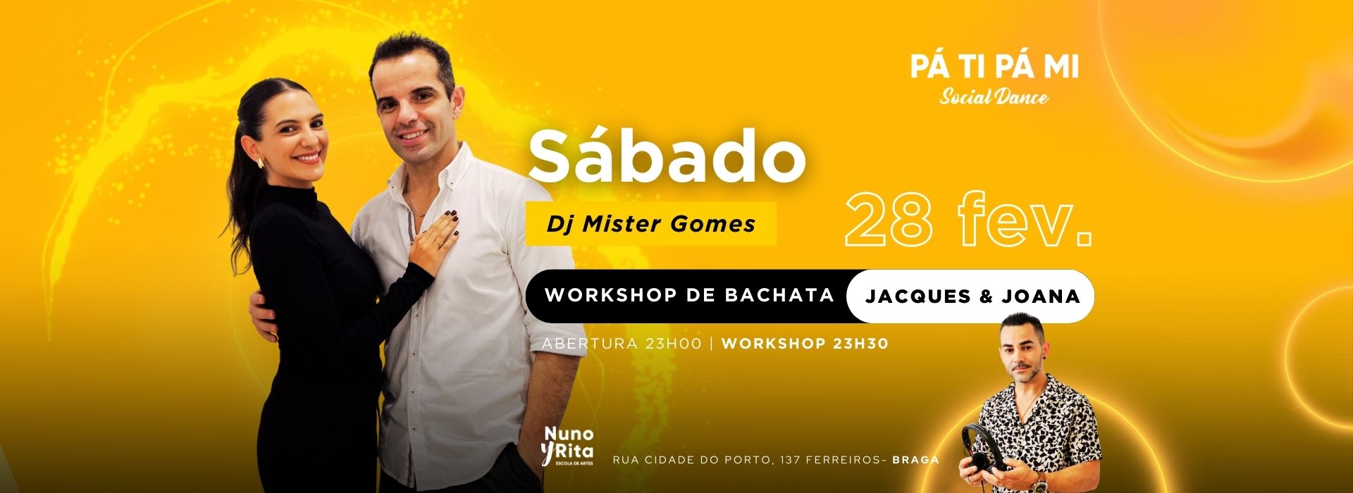 PÁ TI PÁ MI - Social Dance Workshop bachata @jacques&joana 20 dez