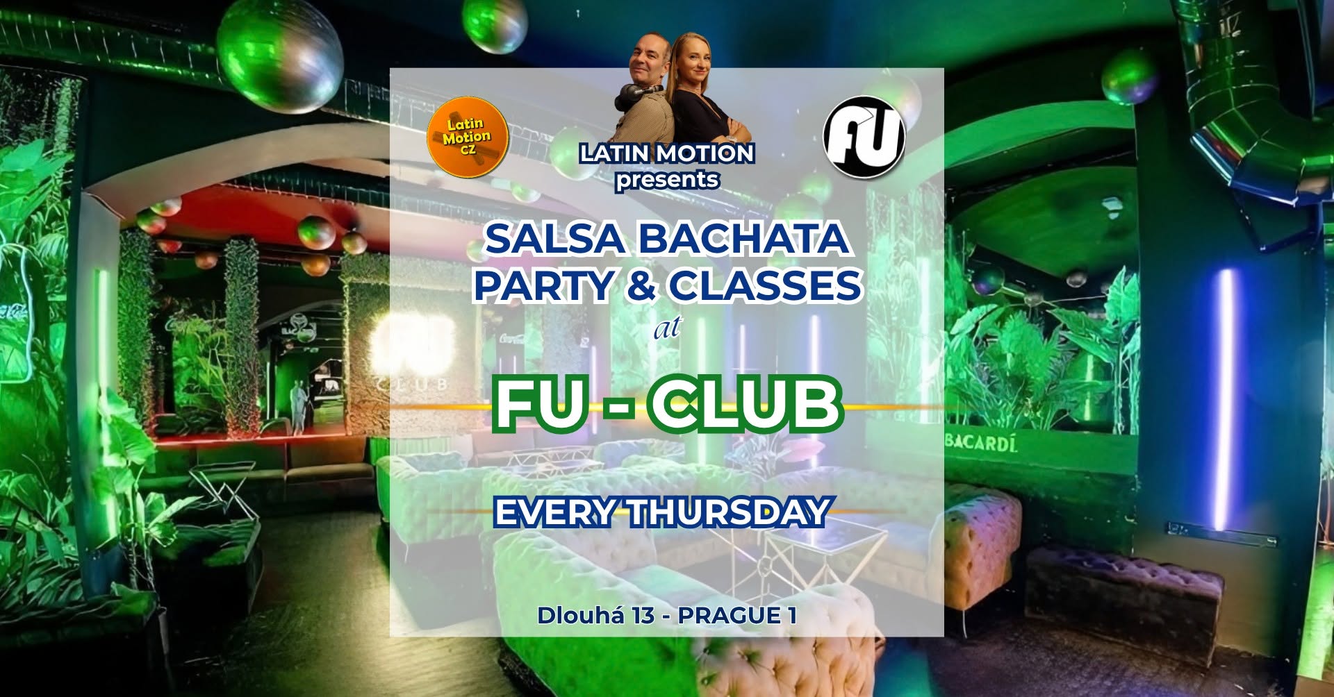 Salsa and bachata at FU-Club by Latin Motion ✨