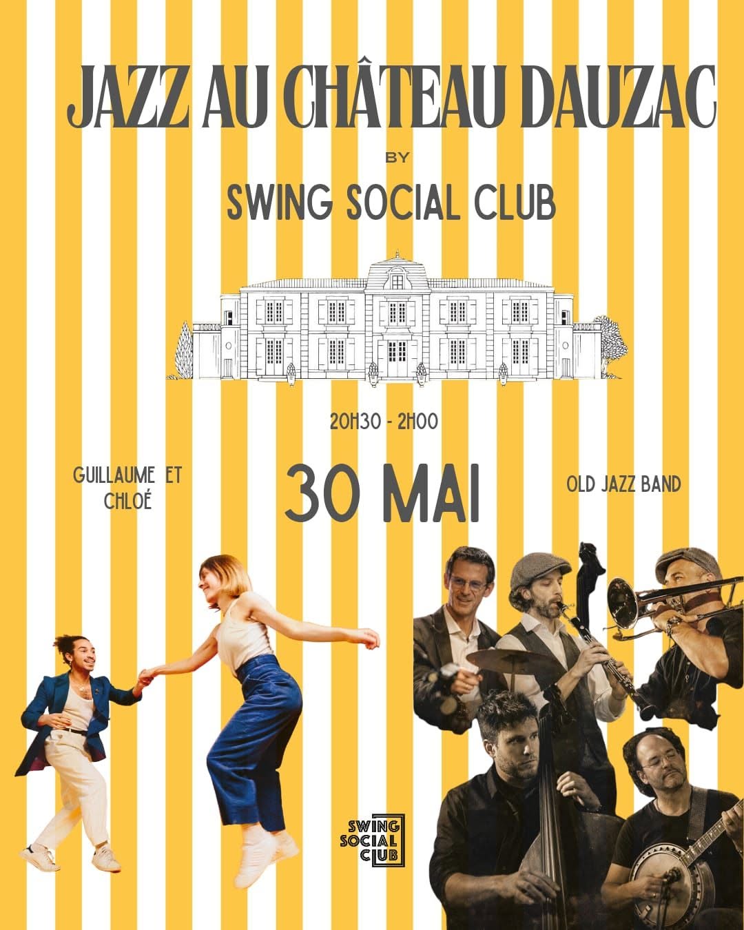 Soirée dansante swing au Chateau DAUZAC