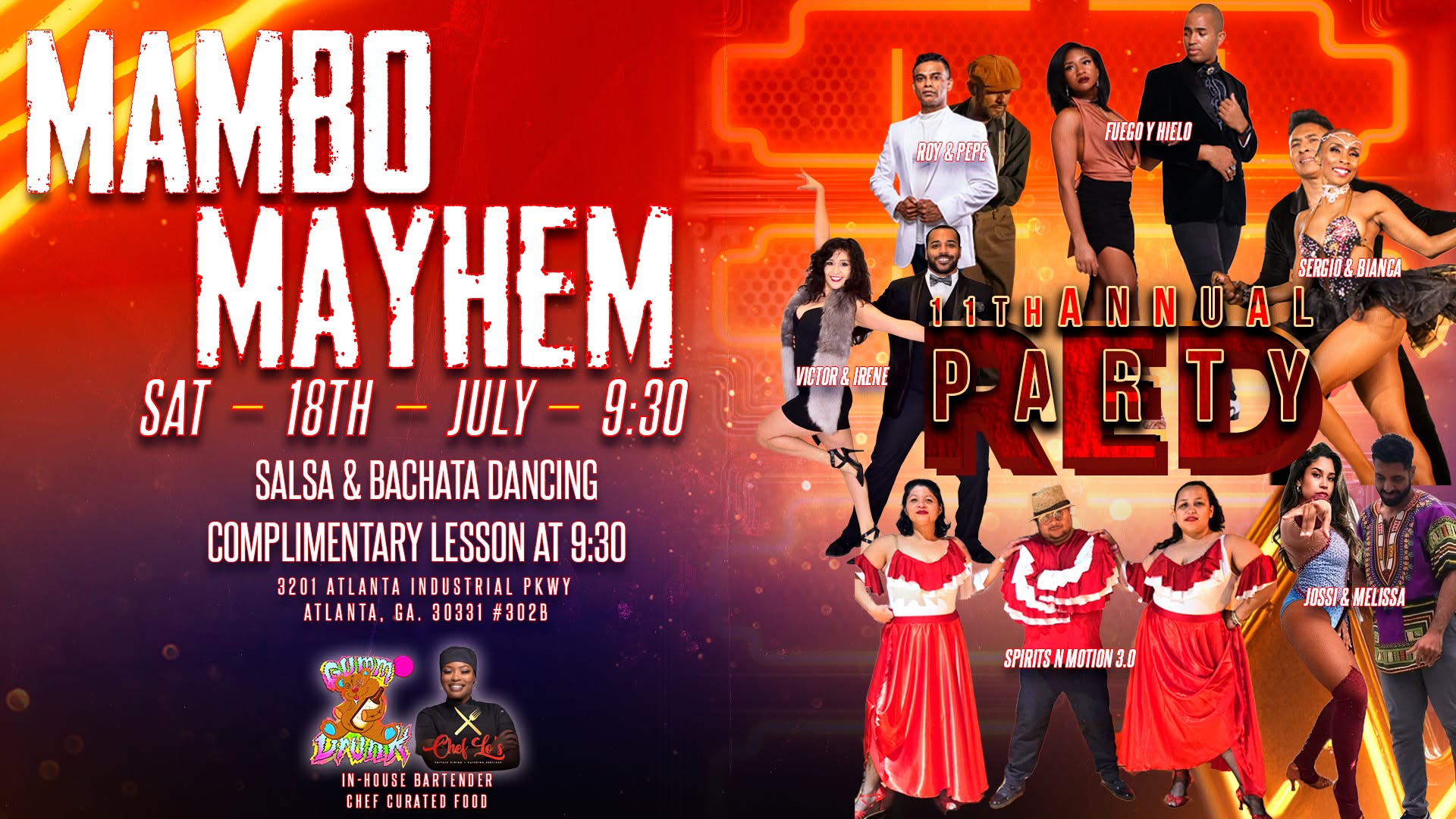 Mambo Mayhem: 11th Annual Anniversary & Red Party