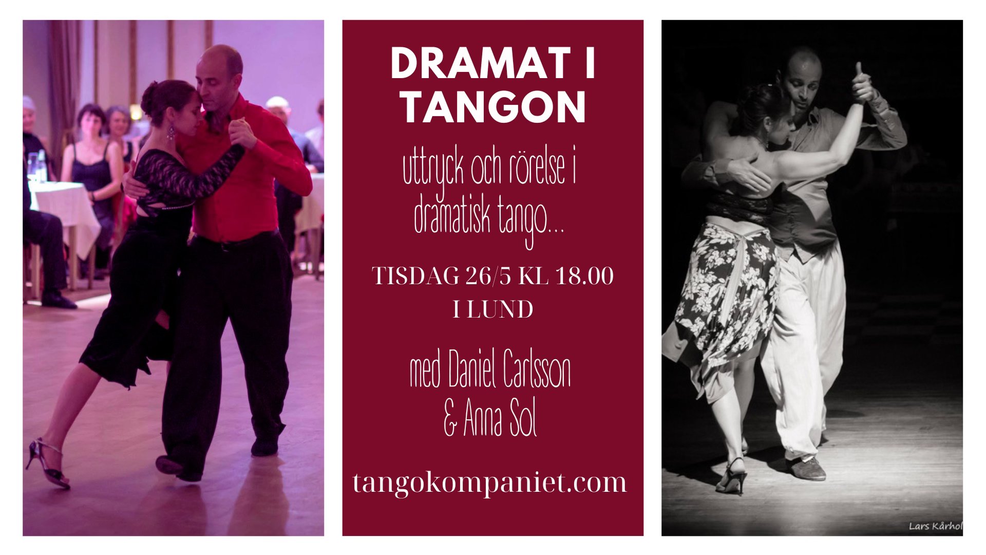 Tango workshop - DRAMAT I TANGON - med Daniel & Anna