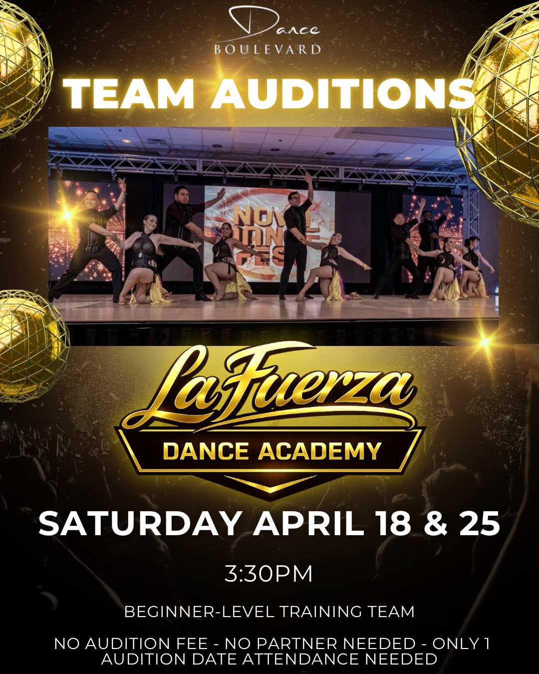Salsa Team Auditions - La Fuerza Dance Academy