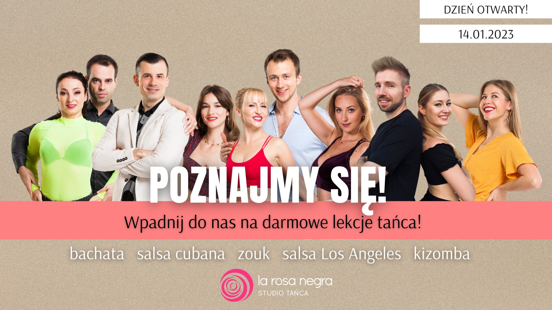Dzień otwarty. Darmowe lekcje tańca. Poznajmy się! <3