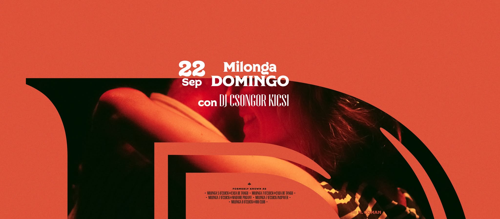 Milonga DOMINGO 22 Septembrie