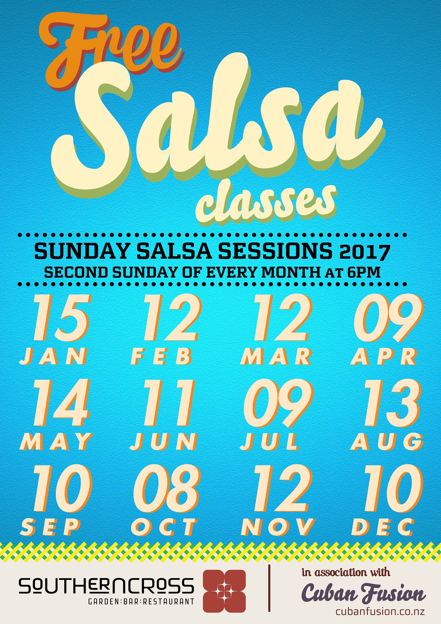 CubanFusion's Free Monthly Sunday Salsa Session Lesson