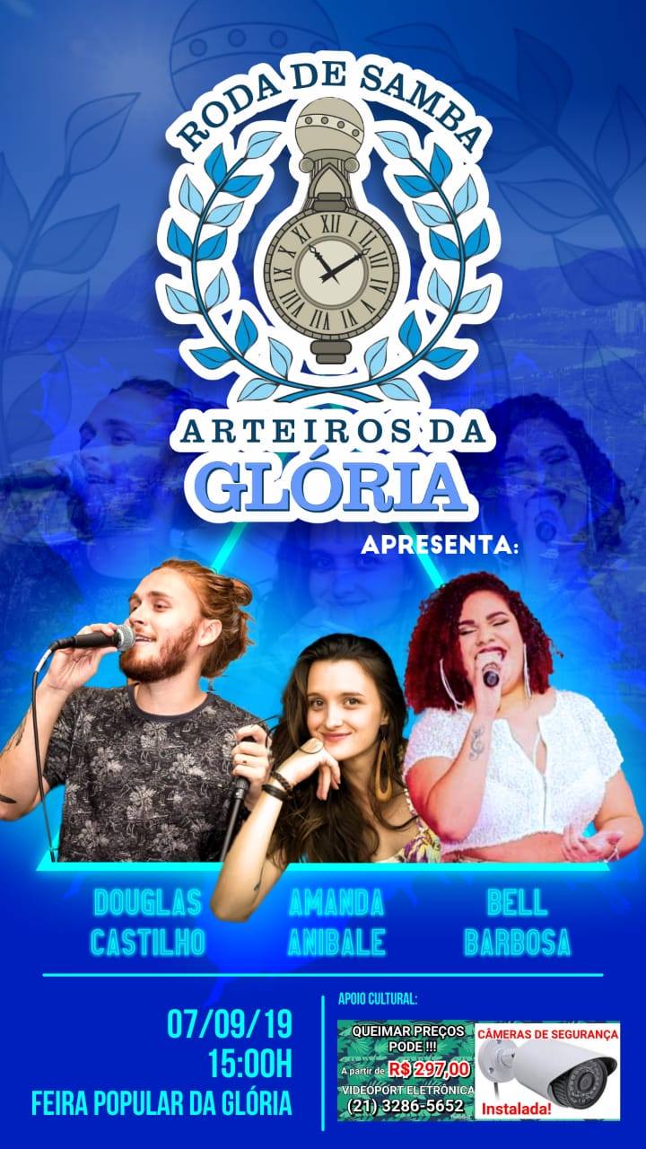 Roda de Samba do Arteiros da Glória Independente Sábado Grátis