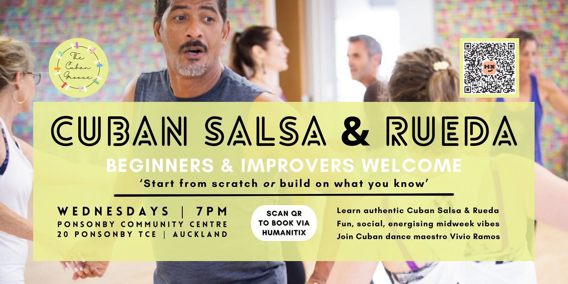 Cuban Salsa & Rueda - Beginners & Improvers Wednesdays 7PM Ponsonby 🇨🇺