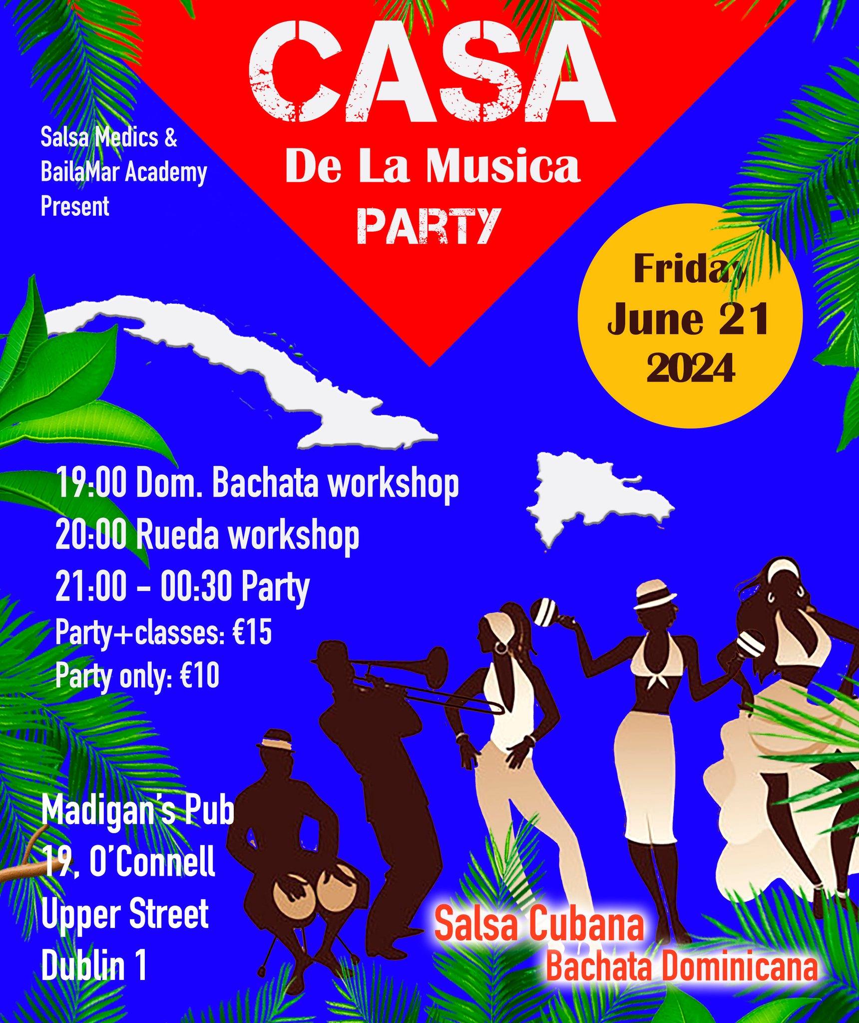 Casa De La Musica Party in Madigan's Pub