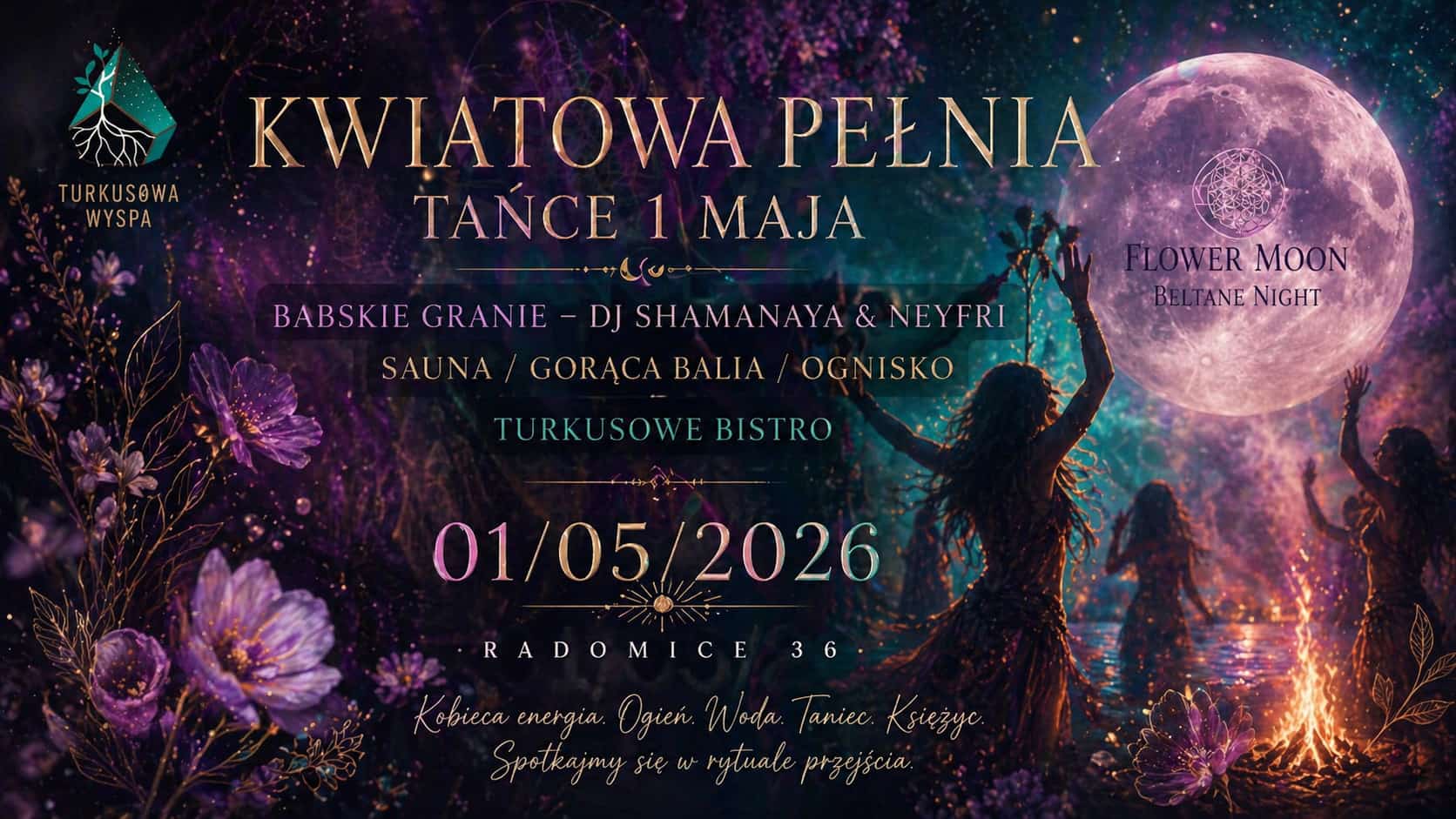 🔥 KWIATOWA PEŁNIA - BABSKIE GRANIE ECSTATIC DANCE 🔥
