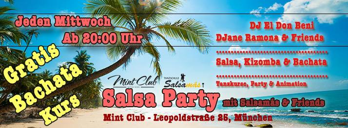 Mint Salsa Party Mit Salsamás & Friends