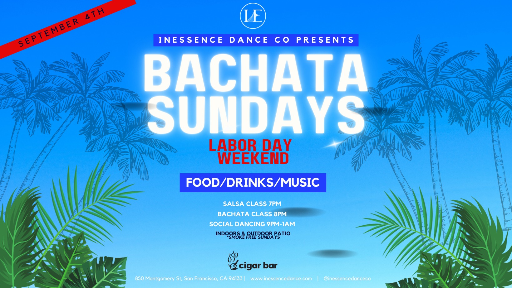 Bachata Sundays LABOR DAY Weekend