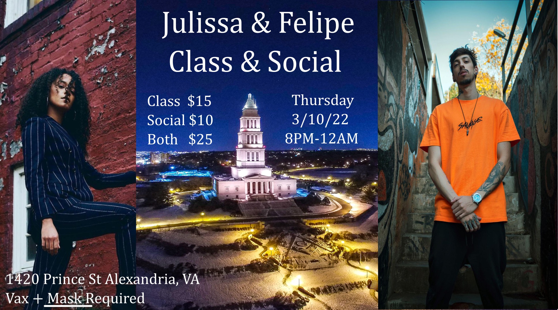Julissa and Felipe Zouk Workshop And Social!