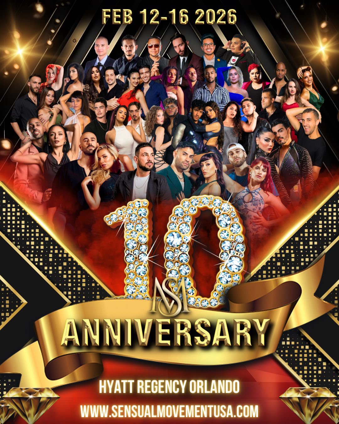 Sensual Movement’s 10th Year Anniversary- Orlando 2026