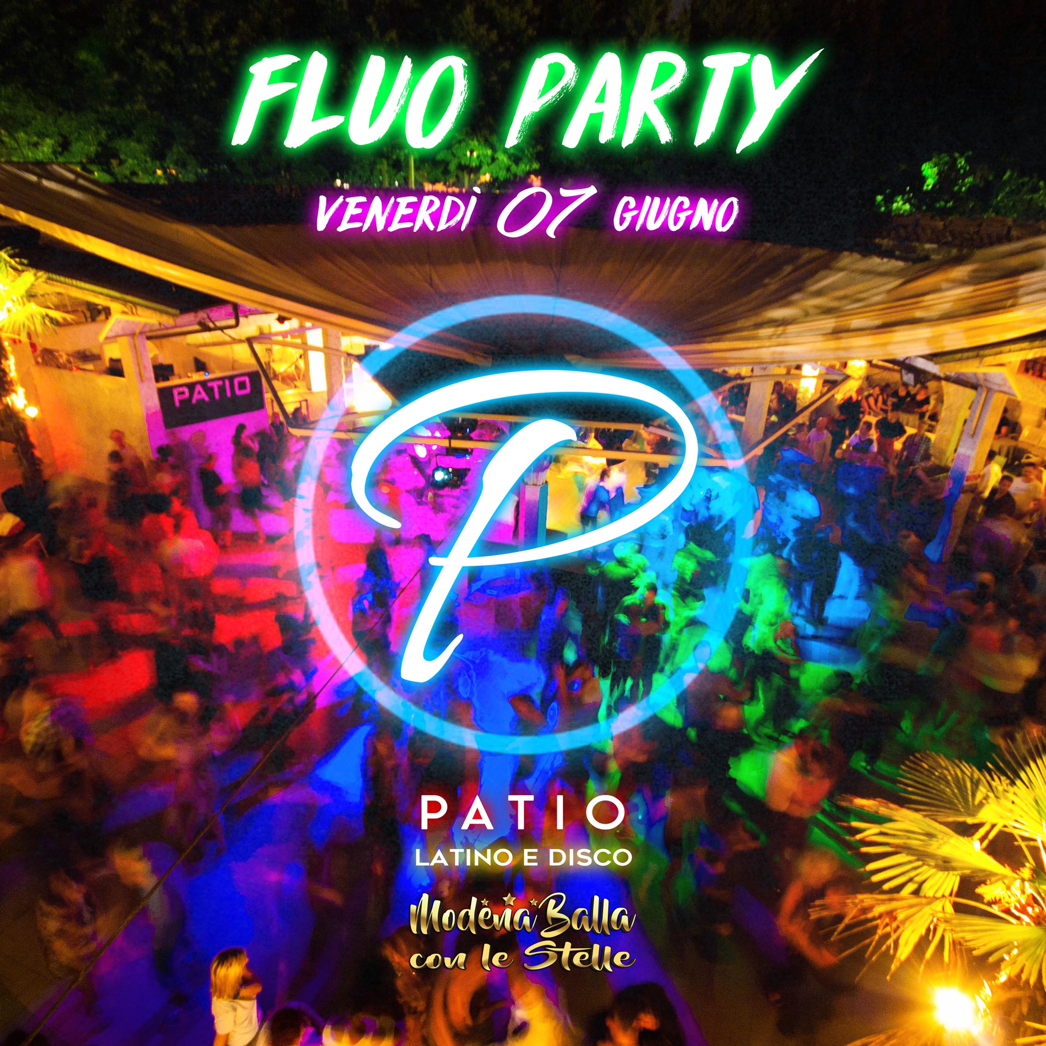 PATIO Fluo Party - Latino e Disco Rubiera
