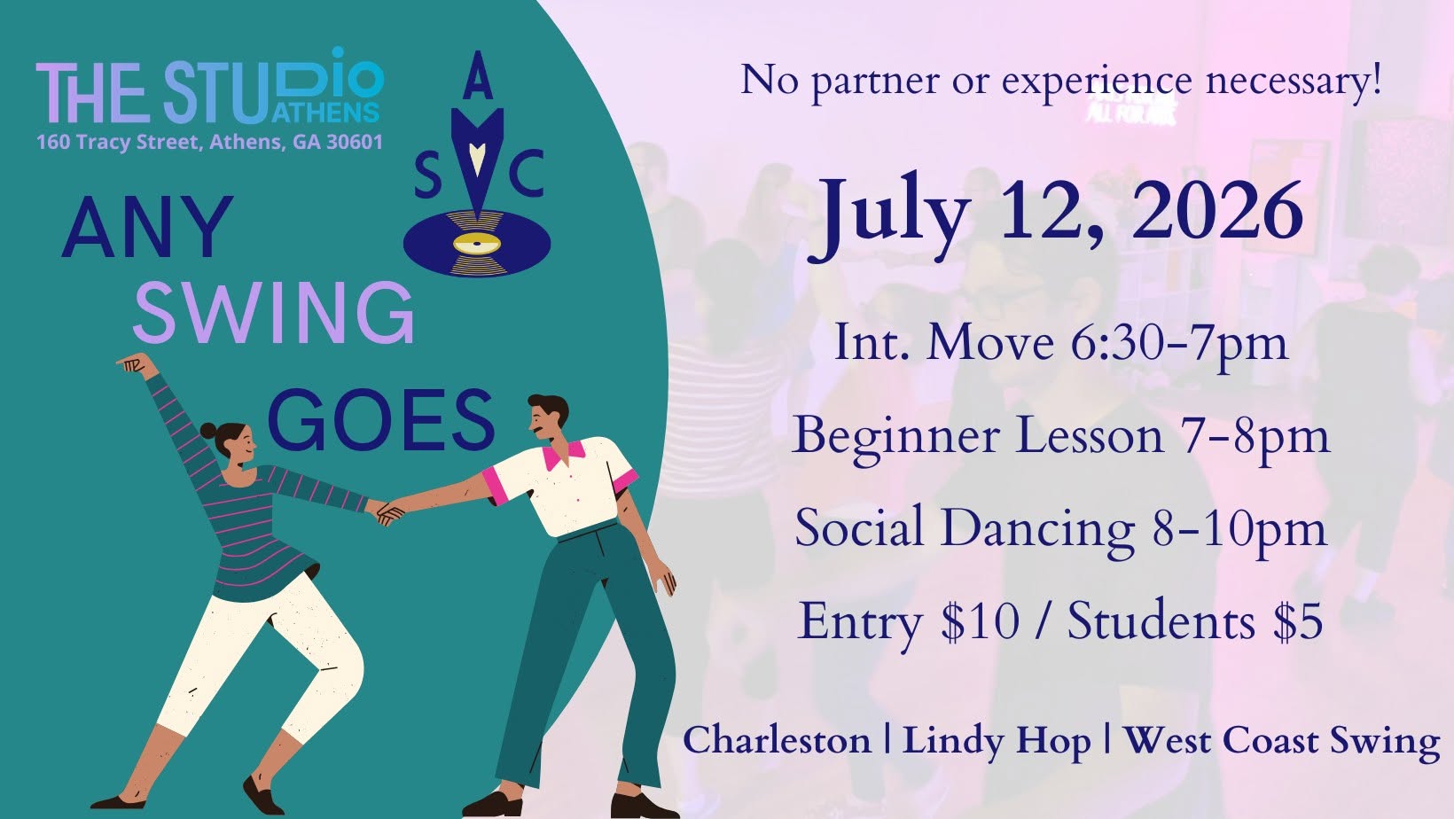 ANY SWING GOES - JULY 26