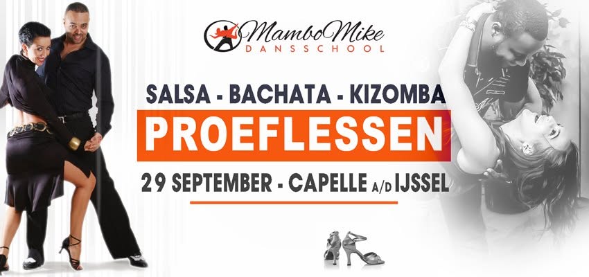 Proeflessen Salsa Bachata Kizomba