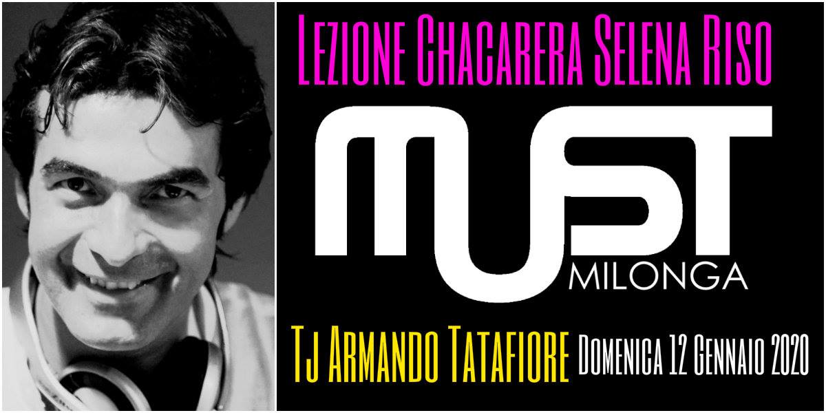 MUST Milonga Tj Armando Tatafiore - Domenica 12 Gennaio 2020