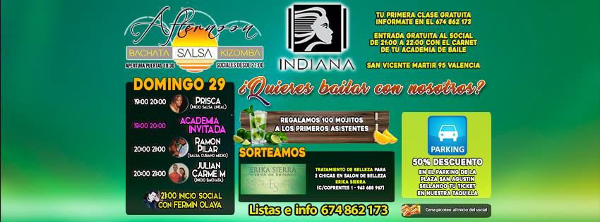 ¿Quieres bailar con nosotros? Afternoon Salsa