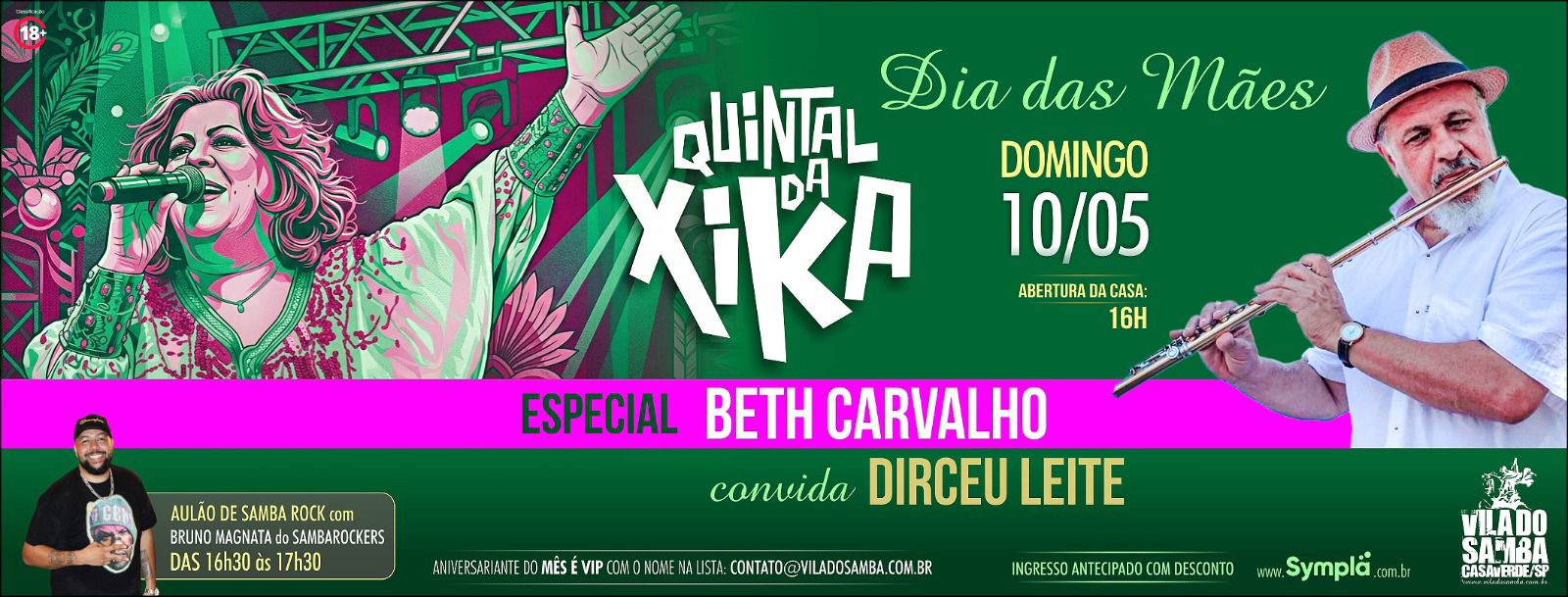 Quintal da XIKA especial Beth Carvalho convida Dirceu Leite na Vila