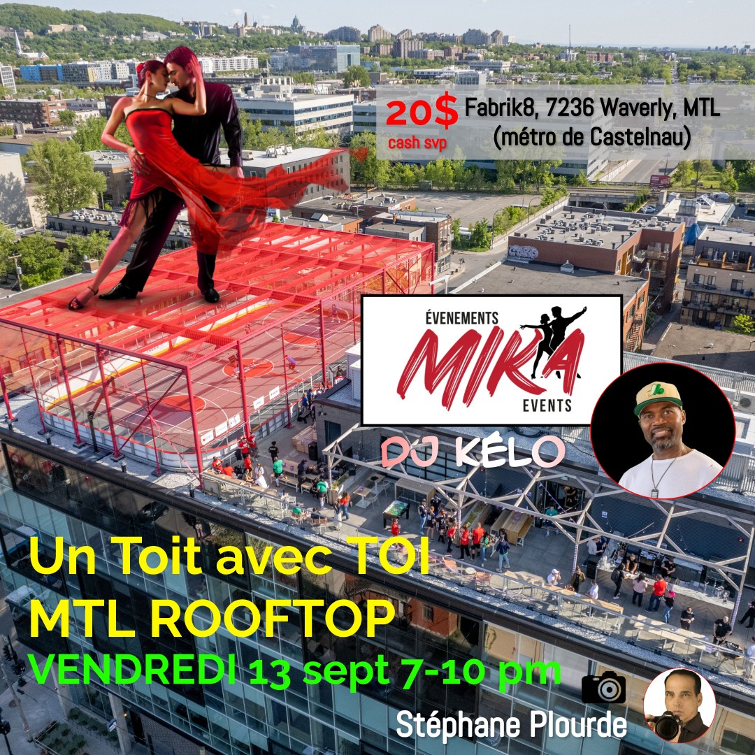 Vendredi 13 septembre ❤️ un Toit avec TOI