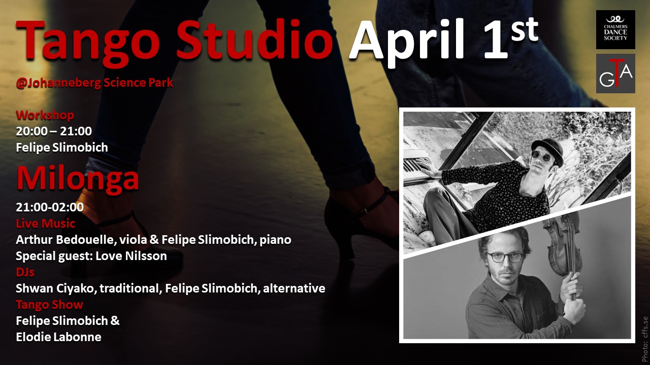Tango Studio Milonga with Felipe Slimobich, Arthur Bedouelle and Elodie Labonne