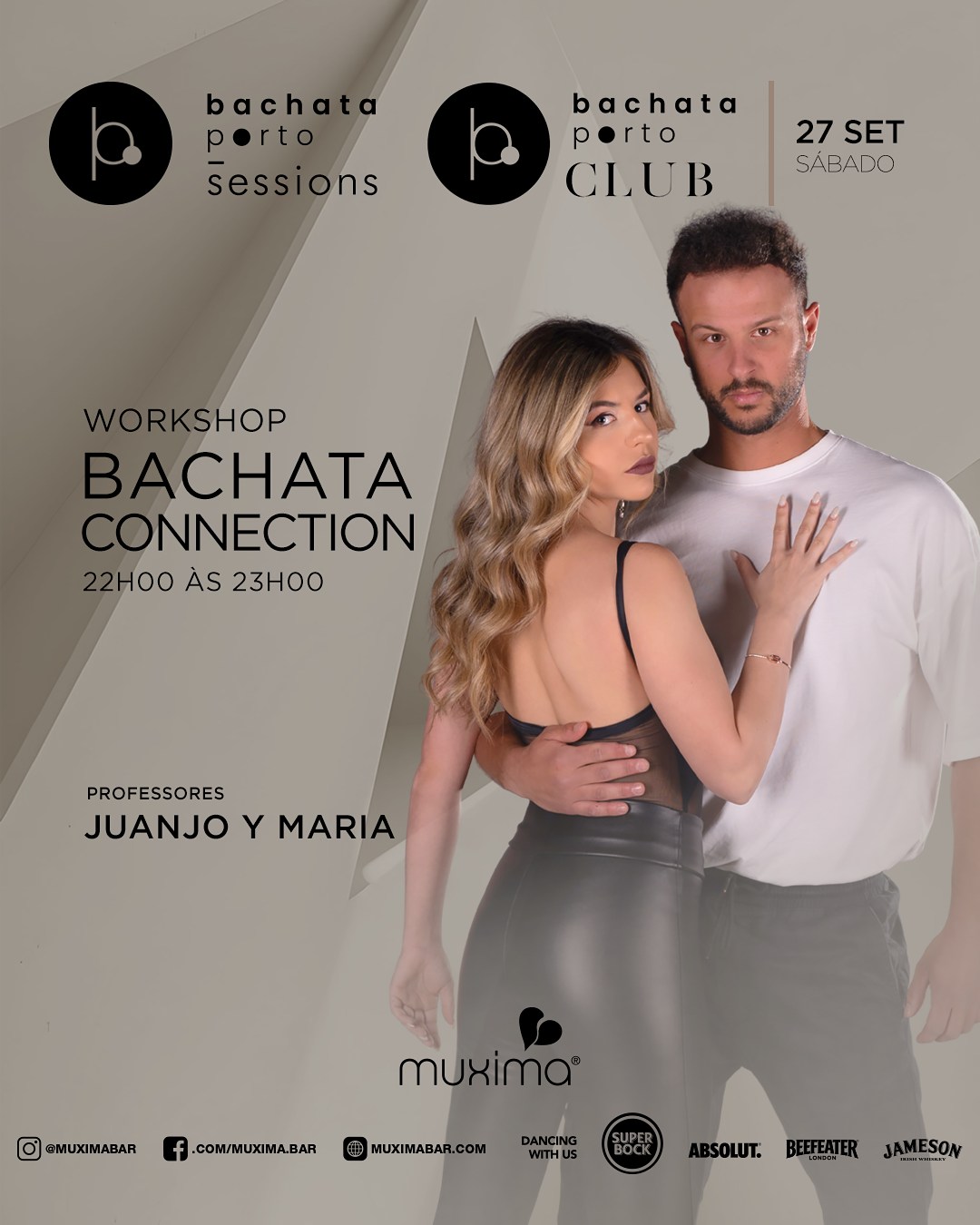 SÁBADO, 27 SETEMBRO ➥ Workshop de BACHATA CONNECTION 🔥