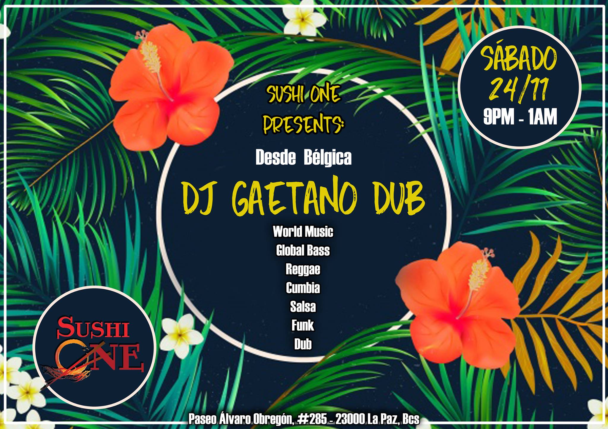 Sushi One invita a Gaetano Dub (Bélgica)