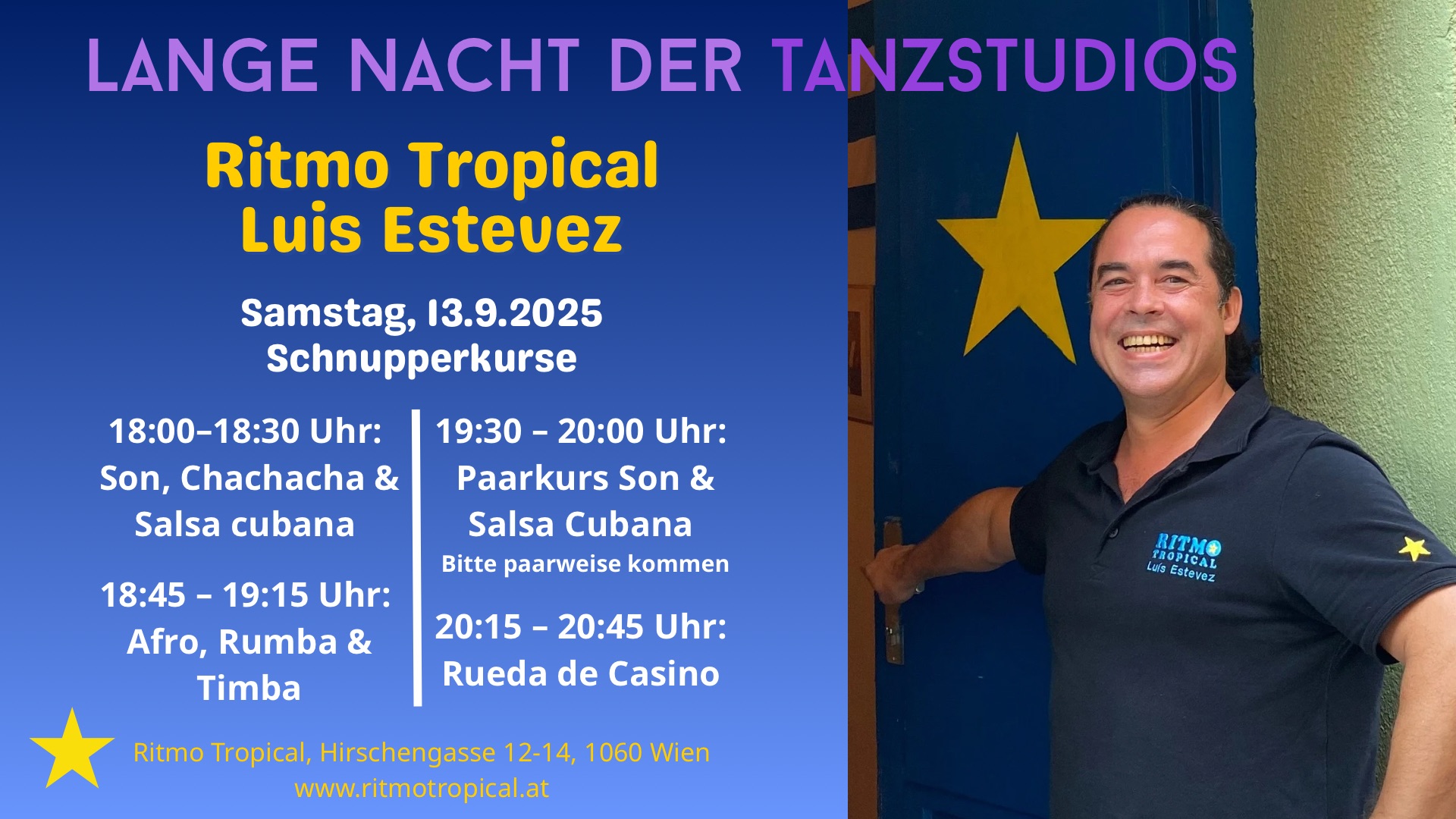 Schnupperkurse Salsa Cubana! Lange Nacht der Tanzstudios