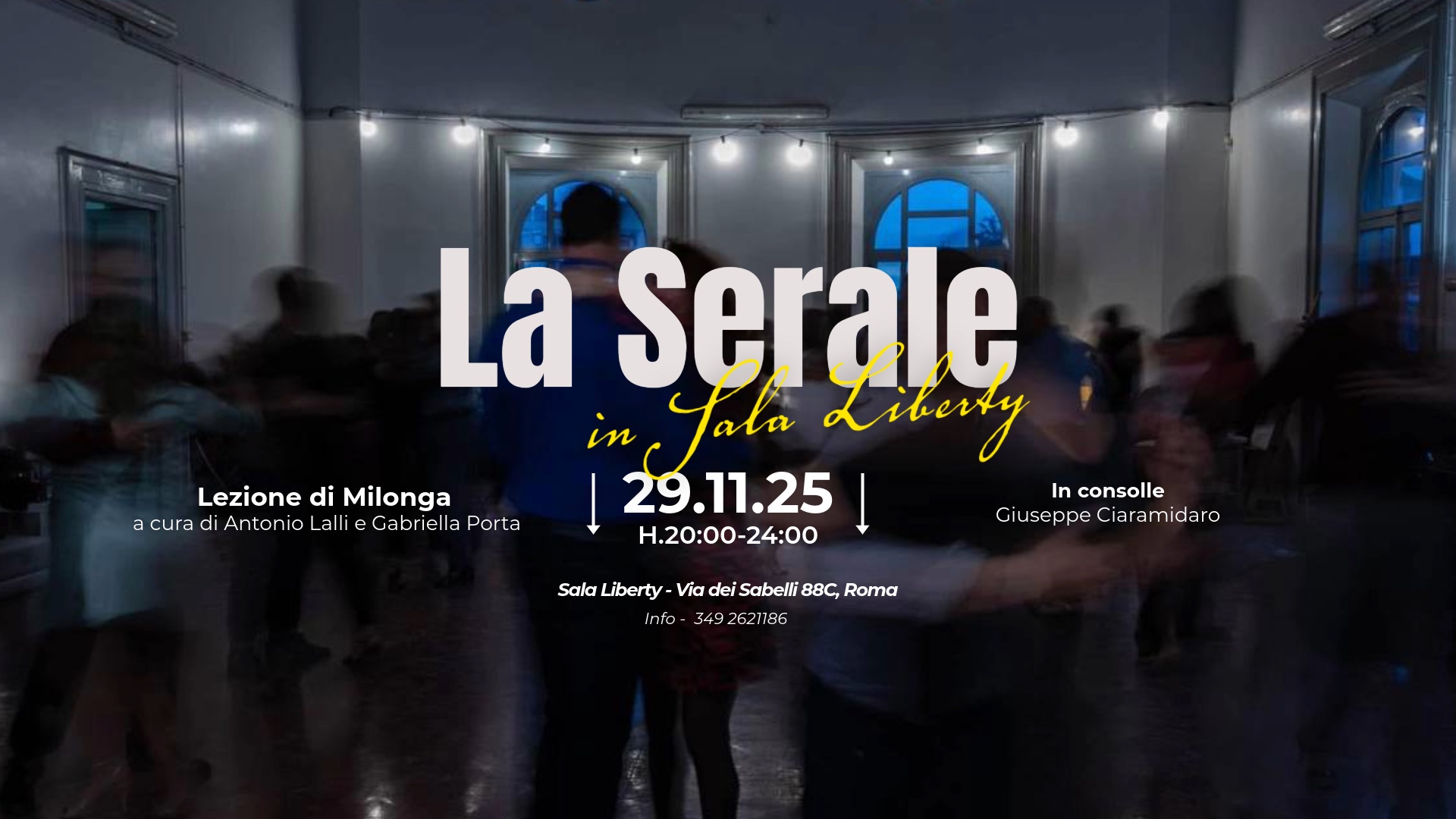 LA SERALE in Sala Liberty