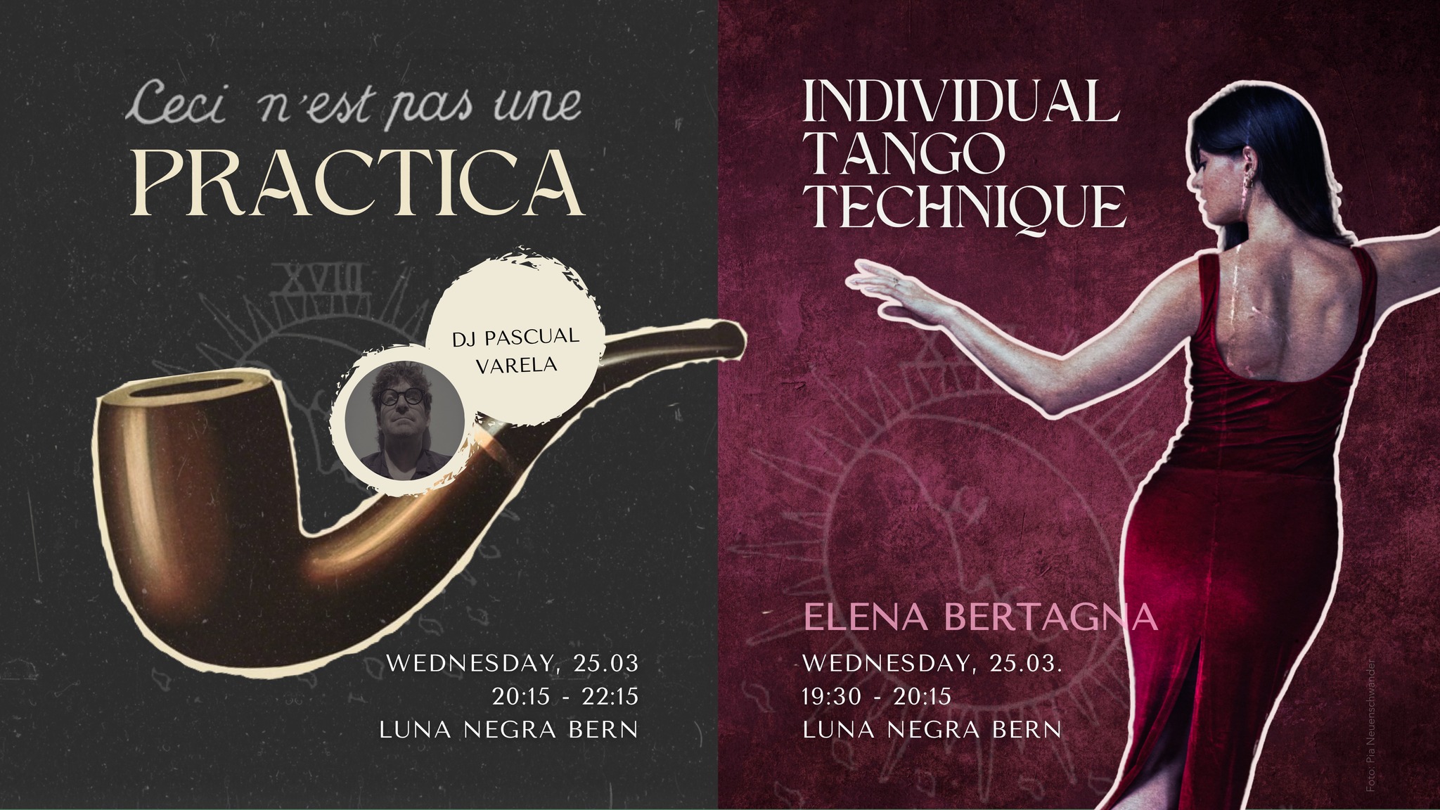 WEDNESDAY TECHNIQUE WITH ELENA & PRACTICA WITH DJ PASCUAL VARELA