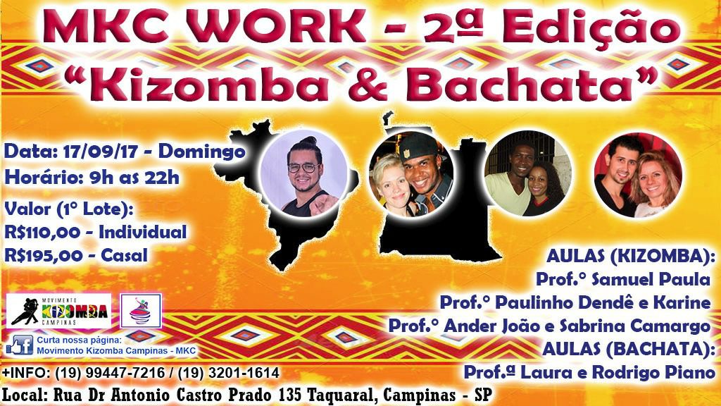MKC Work 2ª Edição "Kizomba & Bachata"
