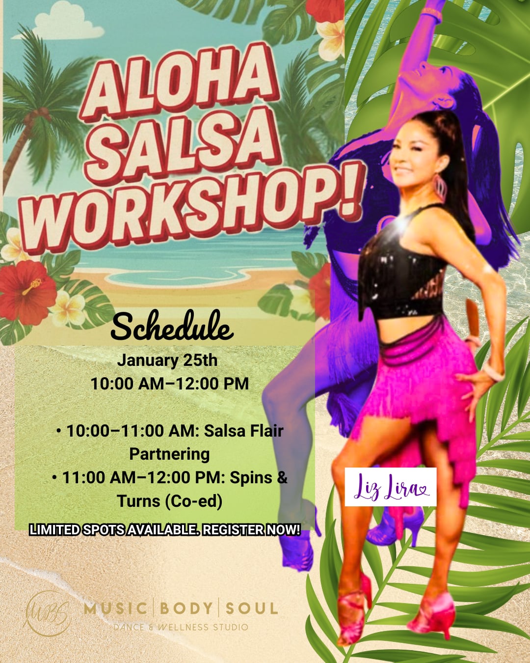 Salsa World Champion Workshop in Honolulu