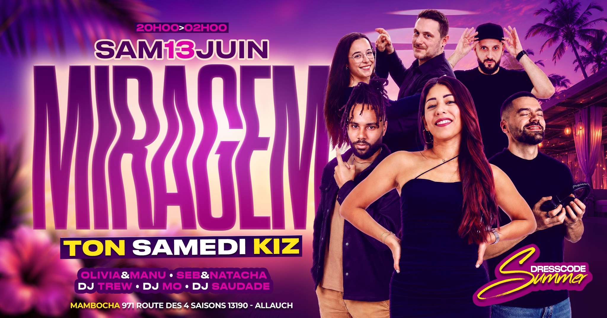 Ton Samedi Kiz - Mensuelle JUIN ☀️ 2 SALLES ☀️