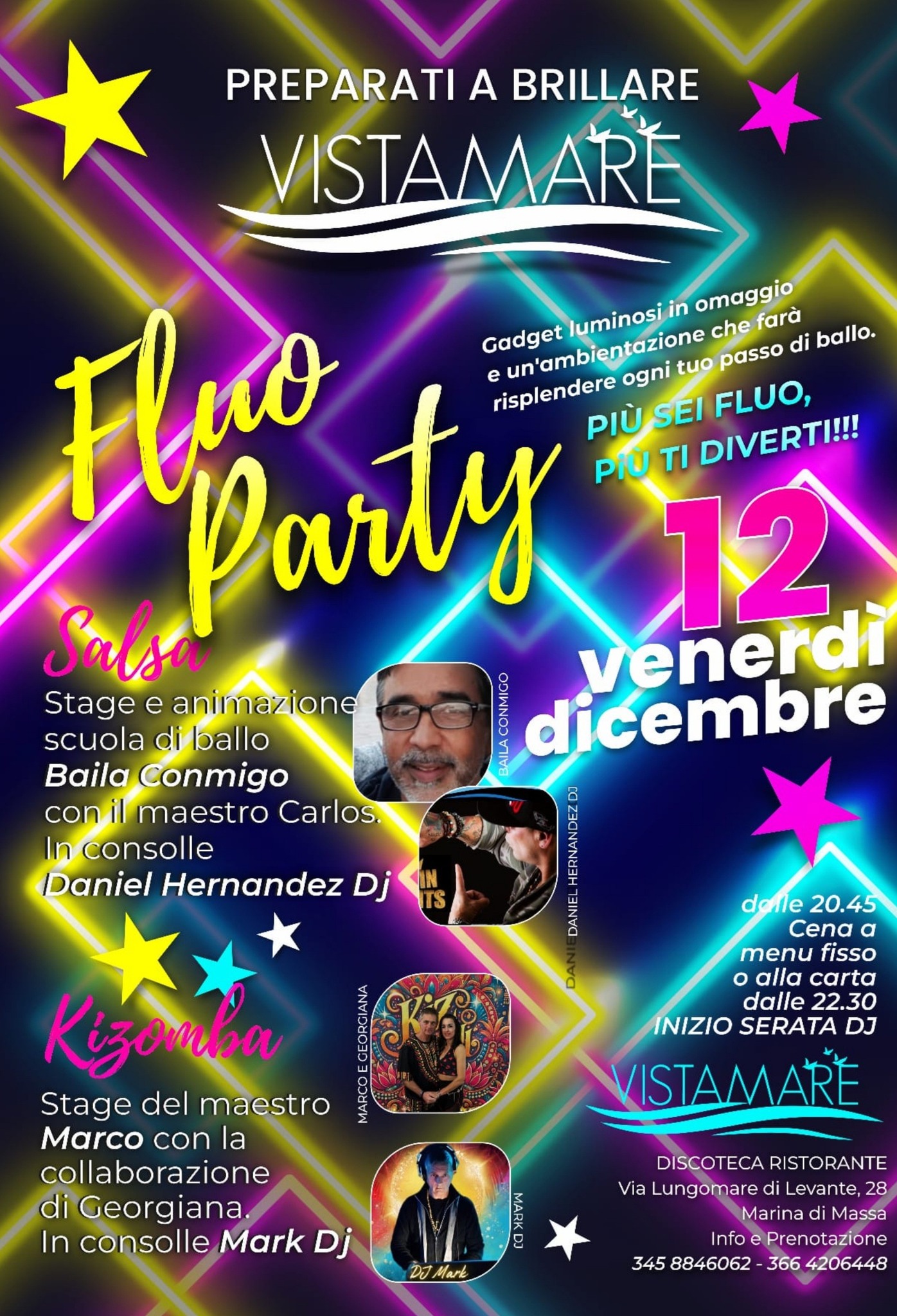 ✨️Vistamare Fluo Latin Night✨️