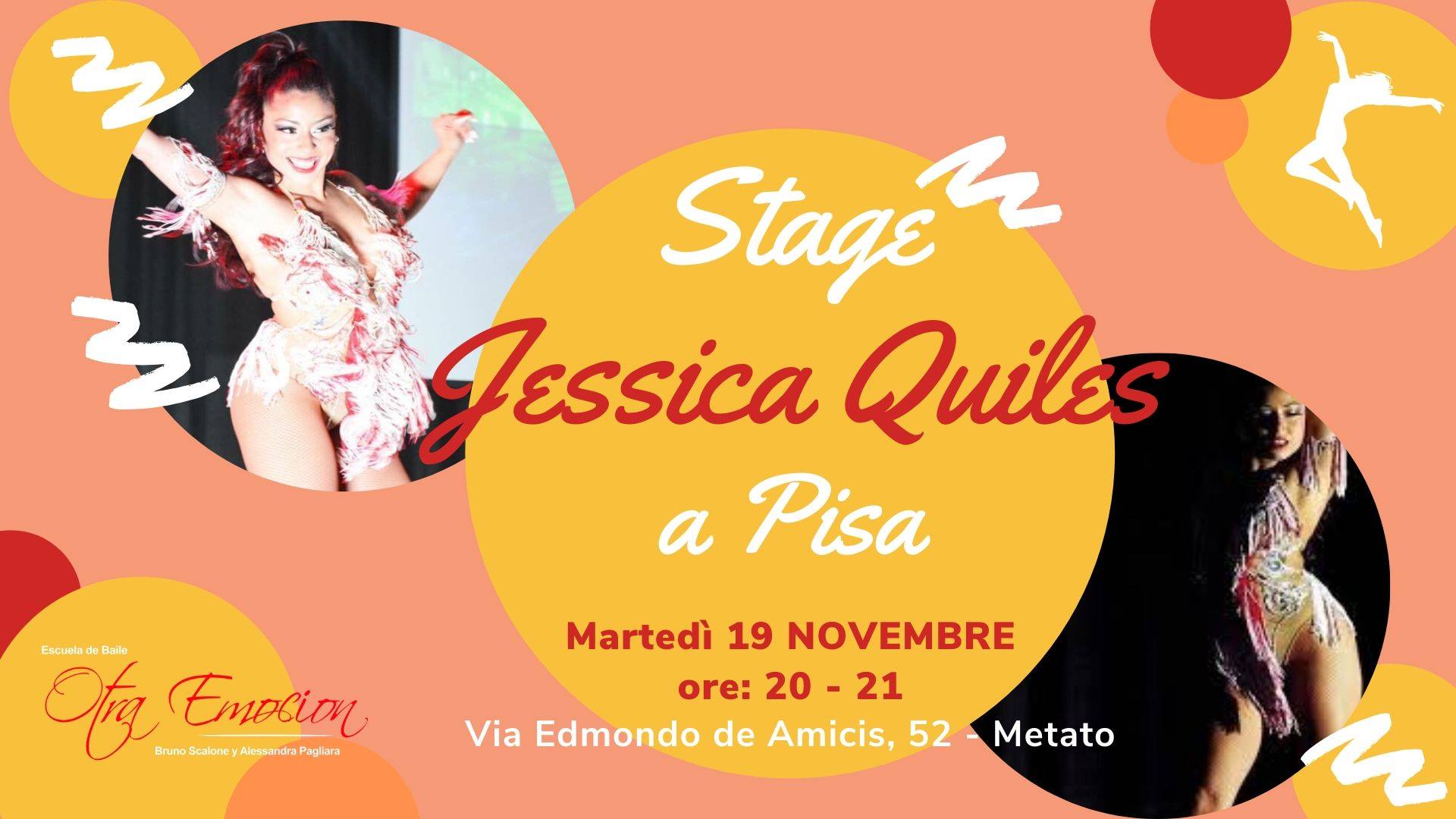 Stage Jessica Quiles a Pisa