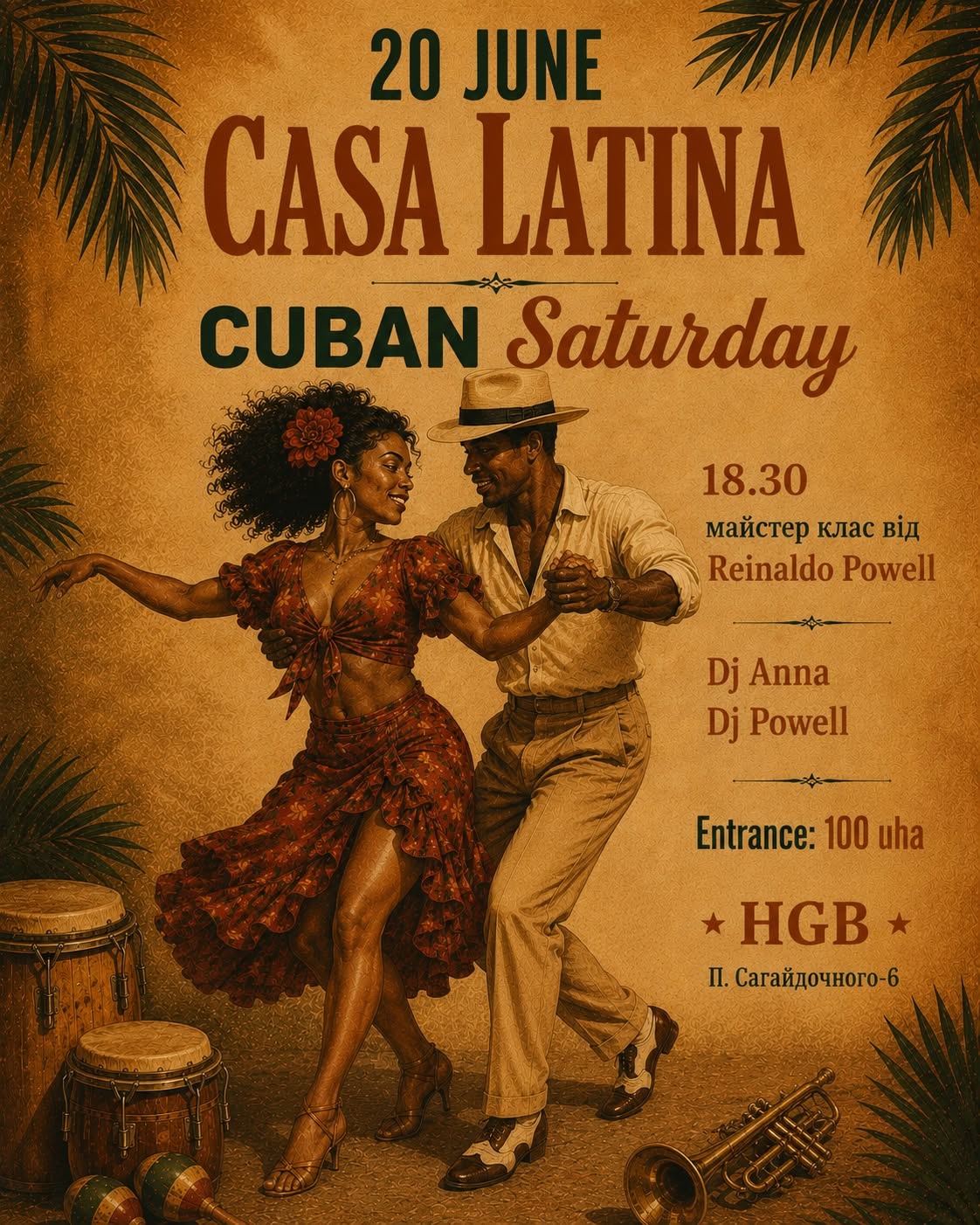 CASA LATINA- CUBAN Saturday
