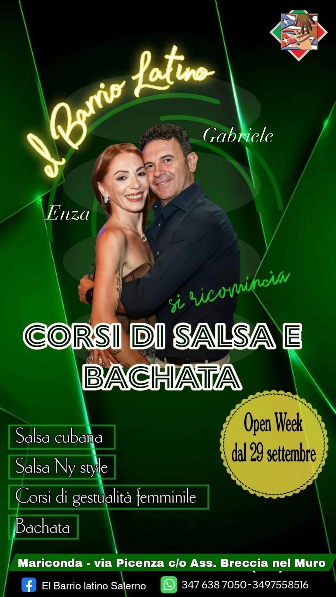 Corsi di Bachata e salsa