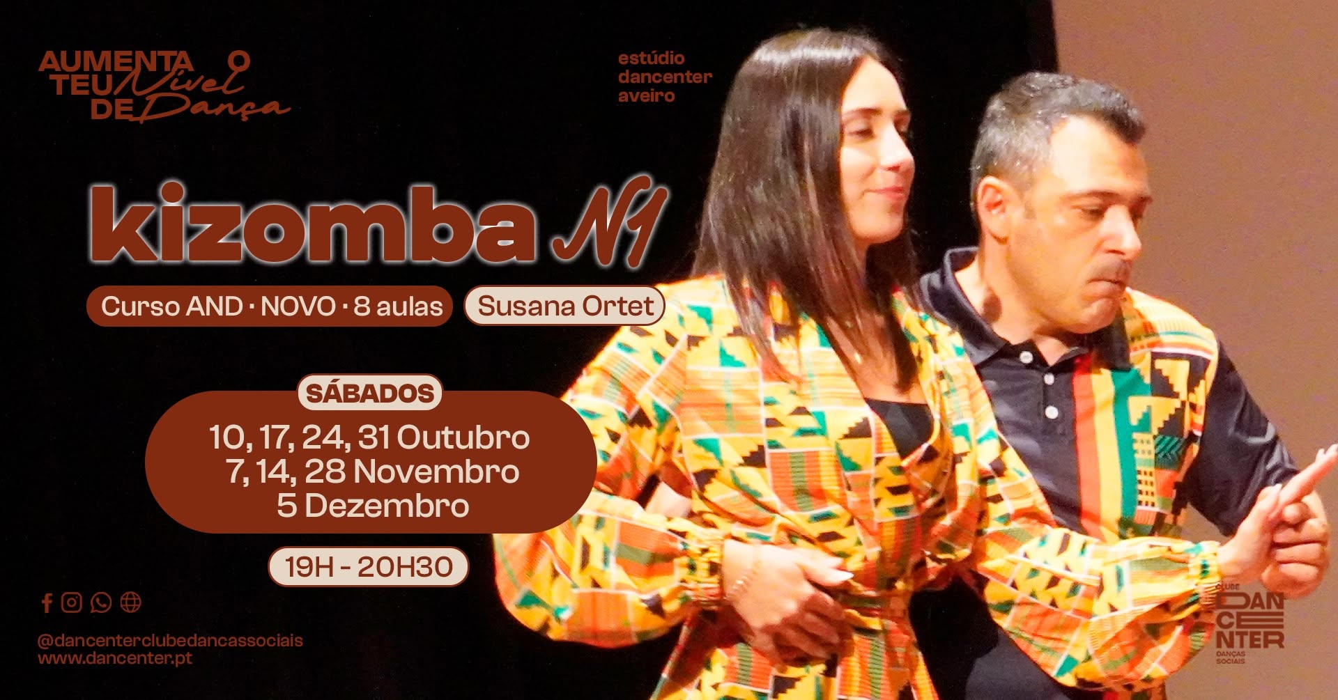 CURSO AND KIZOMBA N1 AUMENTA O TEU NÍVEL DE DANÇA