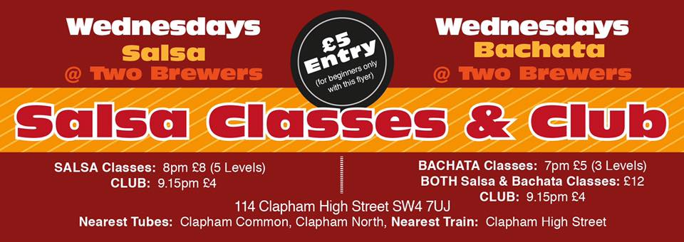 Salsa and bachata nights with City Salsa in Clapham