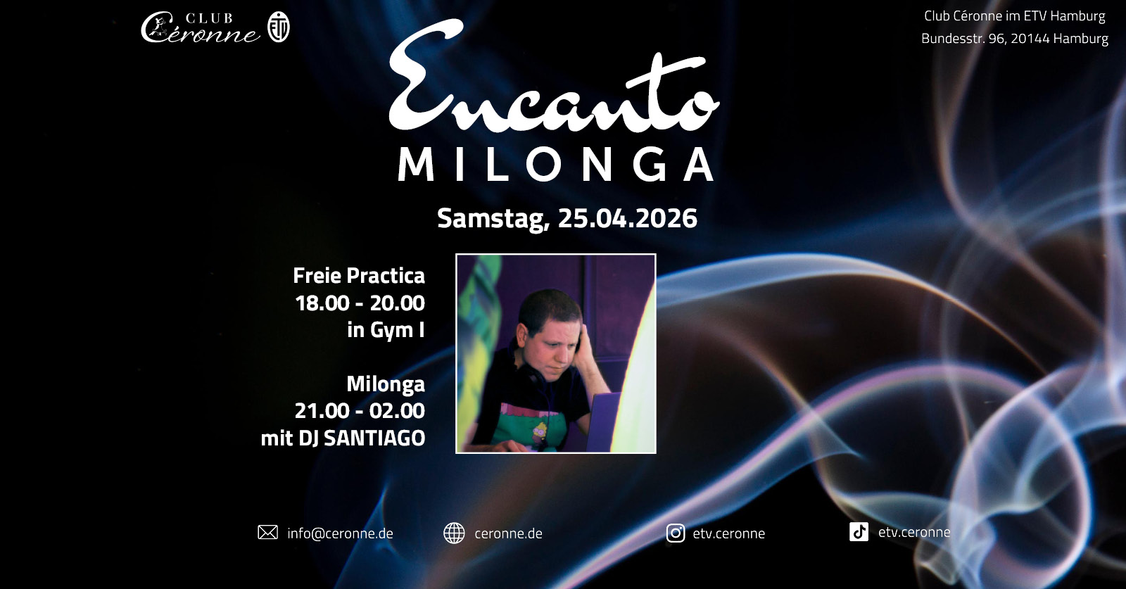 Encanto Milonga mit Practica
