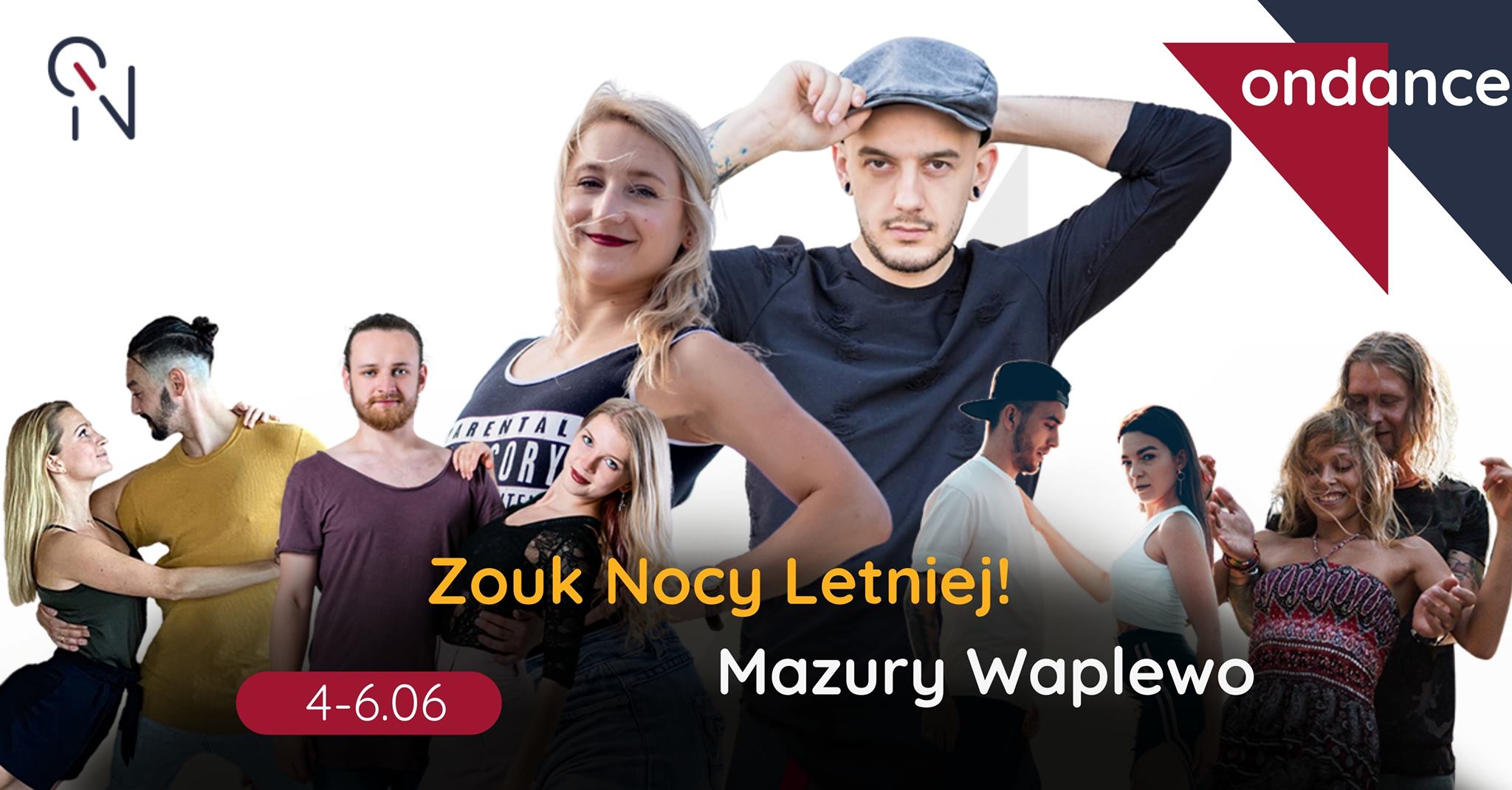 Zouk Nocy Letniej z Julinhą i Gabem 4-6.06